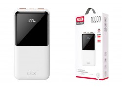 Универсальный дополнительный аккумулятор Power Bank XO PR205 PD20W / QC22.5W Digital Display Fast Charge Power Bank 10000mAh (белый)