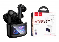 Наушники вакуумные беспроводные HOCO EQ14 Cool color true wireless BT headset with touch screen (черный)