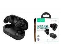 Наушники вакуумные беспроводные HOCO EQ19 Duke Ⅴ true wireless BT headset (черный)