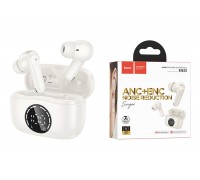 Наушники вакуумные беспроводные HOCO EQ22 Singer true wireless ANC+ENC noise reduction BT headset (облачно-белый)