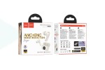 Наушники вакуумные беспроводные HOCO EQ22 Singer true wireless ANC+ENC noise reduction BT headset (облачно-белый)