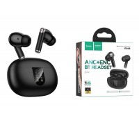 Наушники вакуумные беспроводные HOCO EQ26 Nice true wireless ANC+ENC BT headset (черный)
