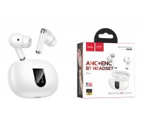 Наушники вакуумные беспроводные HOCO EQ26 Nice true wireless ANC+ENC BT headset (белый)