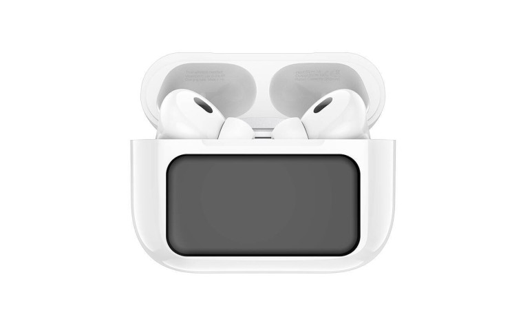 Наушники вакуумные беспроводные HOCO EW72 Lite Soar true wireless touch screen BT headset (белый) с дисплеем