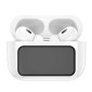 Наушники вакуумные беспроводные HOCO EW72 Lite Soar true wireless touch screen BT headset (белый) с дисплеем