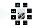Наушники вакуумные беспроводные HOCO EW80 Magnificent true wireless touch screen BT headset (белый)