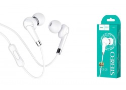 Наушники вакуумные проводные HOCO M58 Amazing universal earphones (белый)