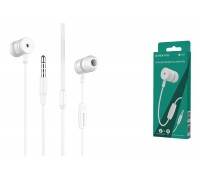 Наушники вакуумные проводные BOROFONE BM31 Mysterious universal earphones (белый)