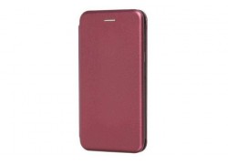 Чехол-книжка Samsung Galaxy A11/M11  боковой  (бордовый)