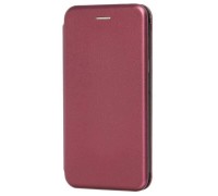 Чехол-книжка Samsung Galaxy A21S  боковой  (бордовый)