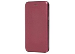 Чехол-книжка Samsung Galaxy A21S  боковой  (бордовый)