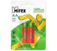 Аккумулятор Ni-MH Mirex HR6 / AA 1400mAh 1,2V цена за 2 шт (2/20/100), блистер (23702-HR6-14-E2)