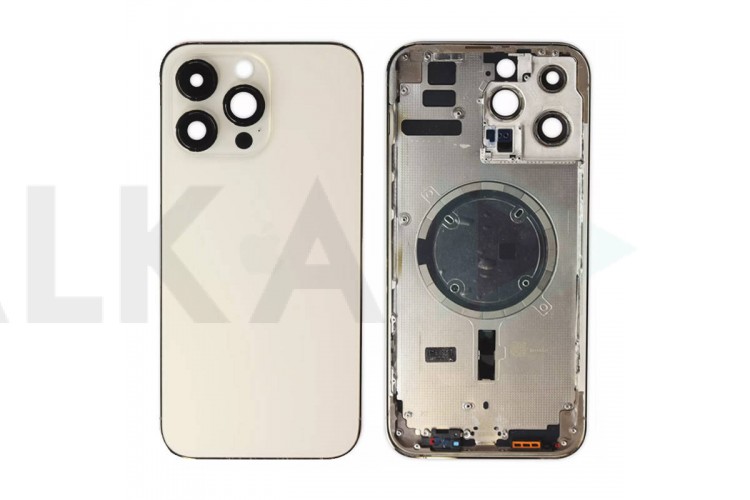 Корпус с кнопками для iPhone 13 Pro Max Оригинал (Gold)