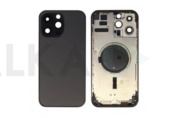 Корпус с кнопками для iPhone 14 Pro Max Оригинал (Space Black)