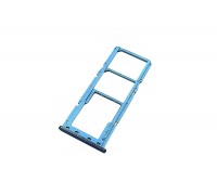 Держатель SIM для Samsung A515/ A715 (голубой)