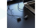 Наушники вакуумные проводные HOCO M87 String wired earphones with with microphone (черный)
