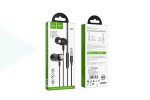 Наушники вакуумные проводные HOCO M87 String wired earphones with with microphone (черный)