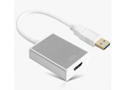 Конвертер переходник USB3.0 (папа) - HDMI (мама) внешняя видеокарта