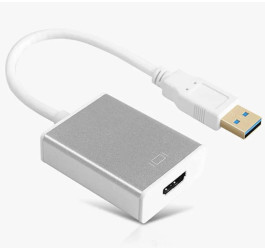 Конвертер переходник USB3.0 (папа) - HDMI (мама) внешняя видеокарта
