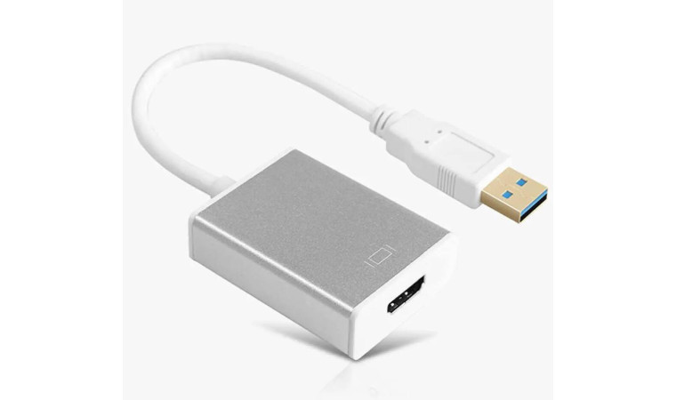 Конвертер переходник USB3.0 (папа) - HDMI (мама) внешняя видеокарта Конвертер переходник USB3.0 (папа) - HDMI (мама) внешняя видеокарта