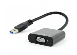 Конвертер переходник USB3.0 (папа) - VGA (мама) внешняя видеокарта