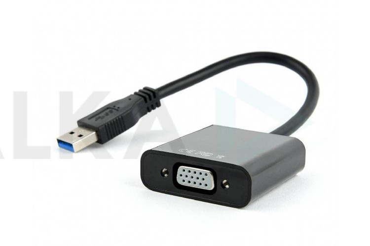 Конвертер переходник USB3.0 (папа) - VGA (мама) внешняя видеокарта