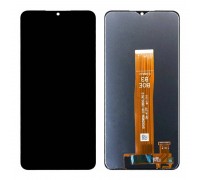 Дисплей для Samsung A127F Galaxy A12 Nacho Black в сборе с тачскрином (ревизия SM-A127F R0.0) черный шлейф 100%