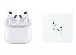 Наушники вакуумные беспроводные AirPods 3 (copy orig) (белый)