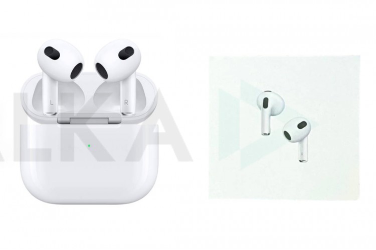 Наушники вакуумные беспроводные AirPods 3 (copy orig) (белый)