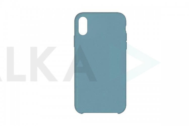 Чехол для iPhone ХR Silicone Case Soft Touch (морской лед)