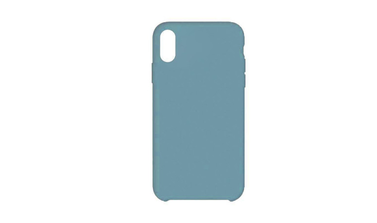 Чехол для iPhone ХR Silicone Case Soft Touch (морской лед)
