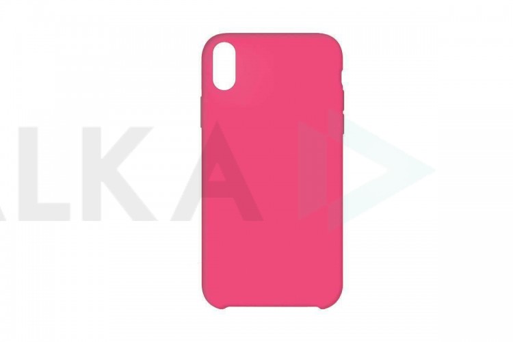 Чехол для iPhone ХR Silicone Case Soft Touch (фуксия) 54