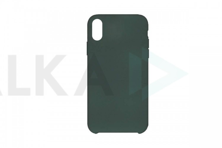 Чехол для iPhone ХS Max Silicone Case Soft Touch (зеленый лес) 49