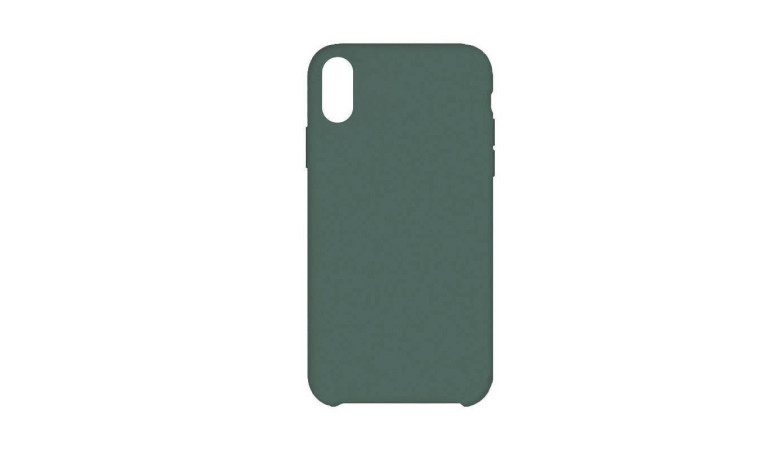 Чехол для iPhone ХS Max Silicone Case Soft Touch (бирюзово-зеленый) 58