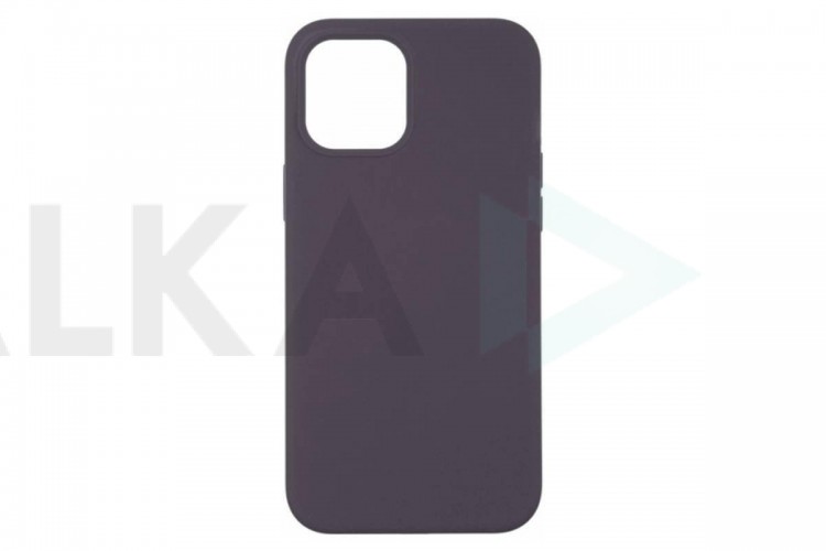 Чехол для iPhone 12 Pro Max (6.7) Silicone Case Soft Touch (угольно-серый)