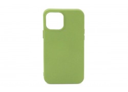 Чехол для iPhone 12 Pro Max (6.7) Silicone Case Soft Touch (салатовый)