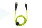 Кабель USB - Lightning SENDEM T28P 3A (зеленый) 1м