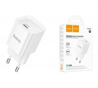 Сетевое зарядное устройство USB-C HOCO C146A Charm single port PD20W (белый)