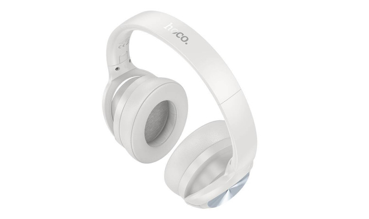 Наушники мониторные беспроводные HOCO W54 Young ANC BT headphones (цвет топленое молоко) с шумоподавлением