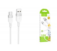 Кабель USB - USB Type-C HOCO X109 Energy silicone (белый) 1м силиконовый