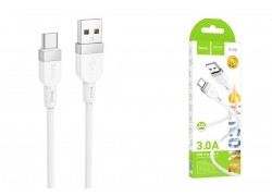 Кабель USB - USB Type-C HOCO X109 Energy silicone (белый) 1м силиконовый