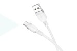 Кабель USB - USB Type-C HOCO X109 Energy silicone (белый) 1м силиконовый