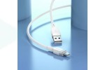 Кабель USB - USB Type-C HOCO X109 Energy silicone (белый) 1м силиконовый