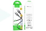 Кабель USB - USB Type-C HOCO X109 Energy silicone (черный) 3м силиконовый