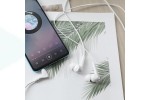 Наушники вакуумные проводные HOCO M72 Admire universal earphones (белый)