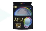 Кольцевая лампа RGB многоцветная (10 см) A4S для фото и видеосъемки с креплением прищепкой