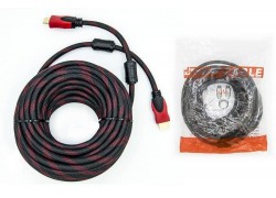 Кабель HDMI (папа - папа) 20 м (V1.4) красный