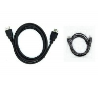 Кабель HDMI (папа - папа) 1,5 м (V1.4) черный