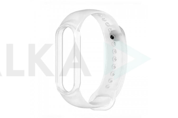 Ремешок силиконовый для XIAOMI MI Band 3/MI Band 4 прозрачный