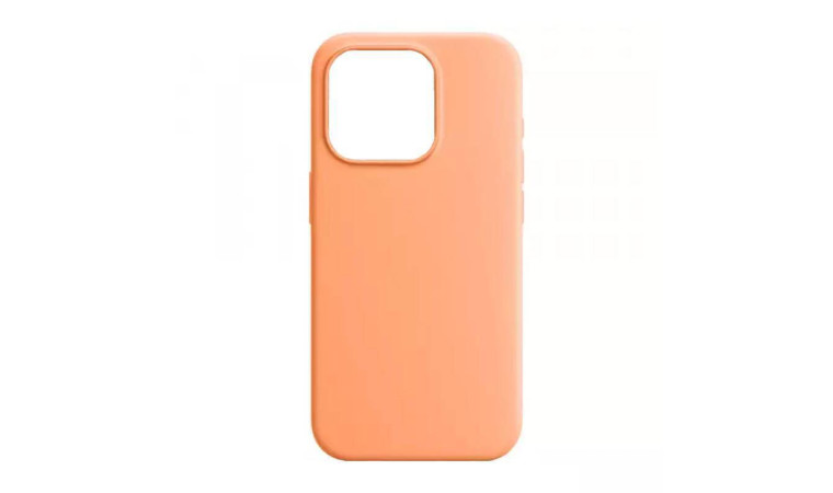 Чехол для iPhone 16 Pro (6,3) Silicone Case Soft Touch (оранжевый)